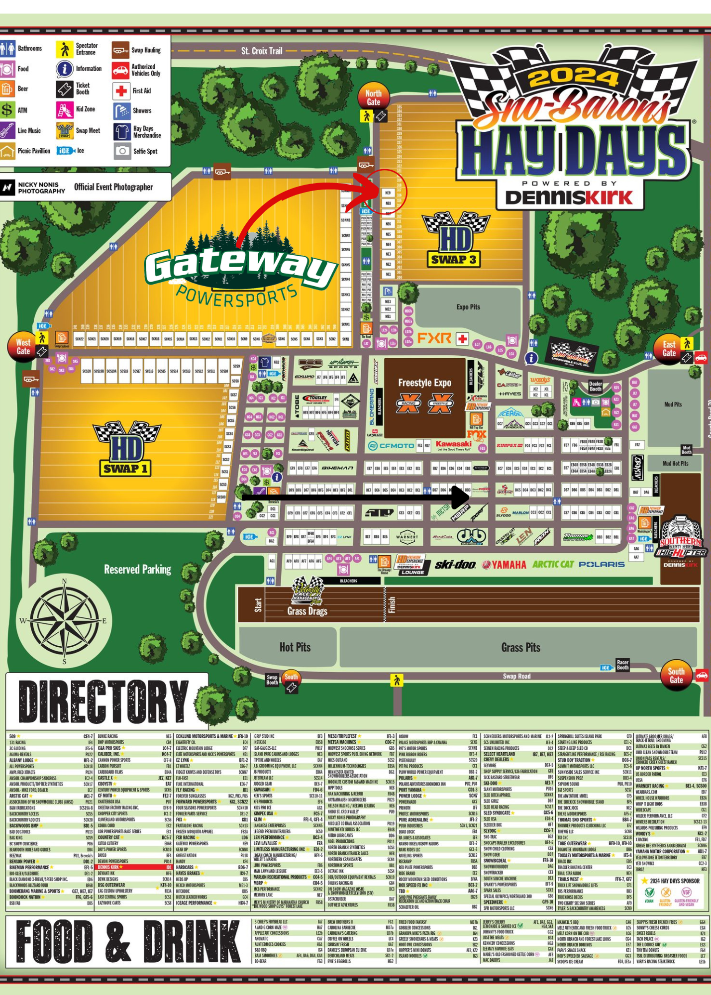 Haydays Grass Drags 2024 | Gateway Powersports Booth